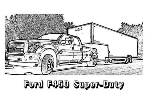 Ford F Truck Coloring Pages