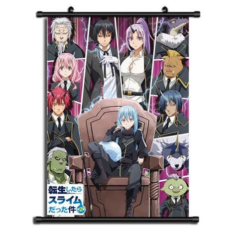 Anime That Time I Got Reincarnated As A Slime Poster Wall Scroll Decor
