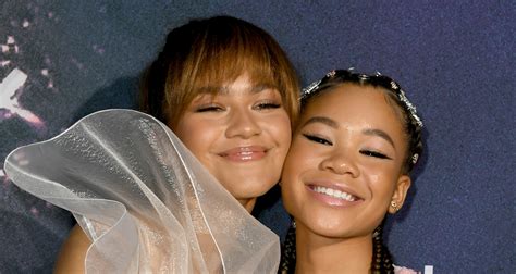 She was born with 5 siblings and she loves all of them. Storm Reid Calls Zendaya Her 'Bonus Big Sister' In New ...