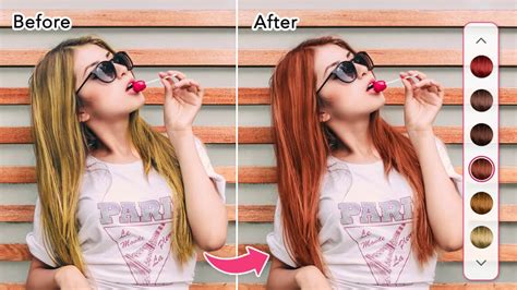 Best Red Hair Filter App How To Try Red Hair Colors And Ai Hairstyles Perfect