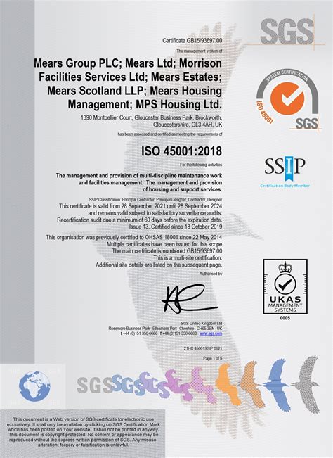 ISO 45001 Certificate