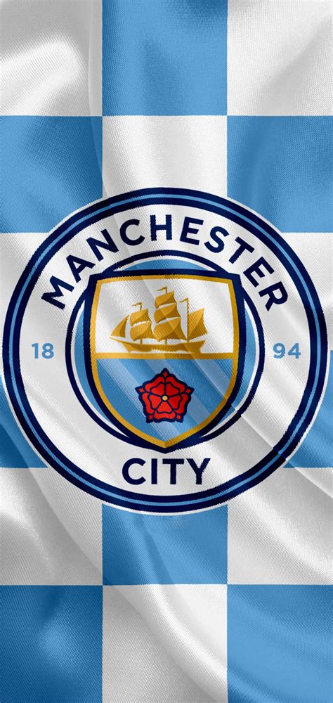Free Download A Manchester City Branded Corner Flag As The Pitch Is