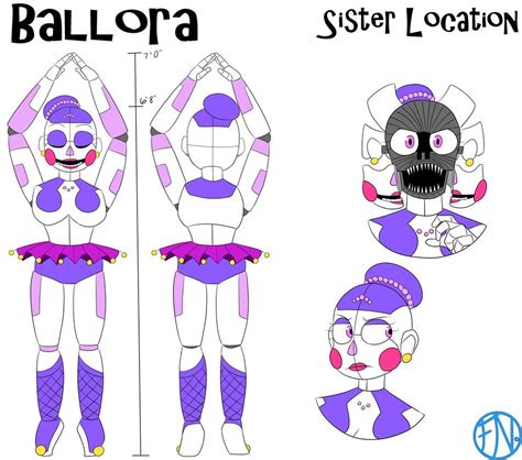 Ballora Reference Sheet By Fnafnations Fnaf Anime Fnaf Fnaf Drawings