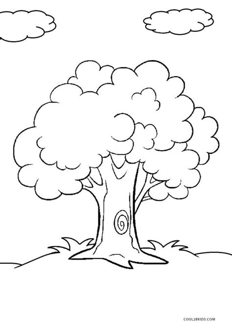 Free Printable Tree Coloring Pages For Kids Cool2bkids Tree Drawing