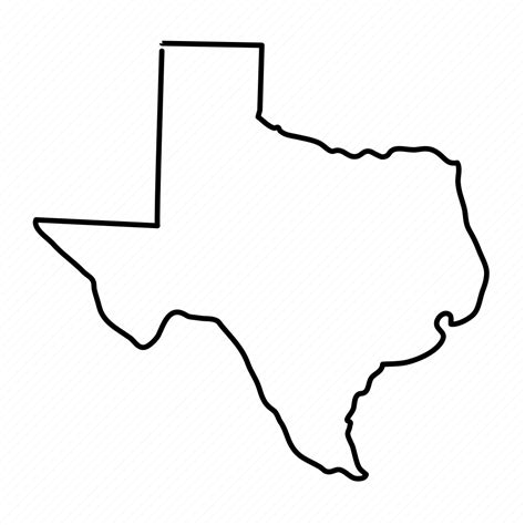 Geography Map State Texas Usa Icon Download On Iconfinder