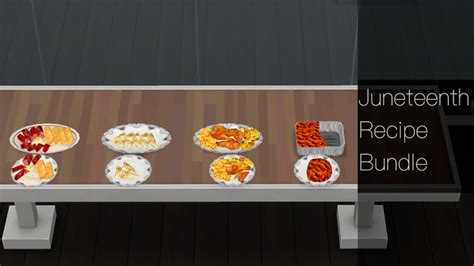 Juneteenth Soul Food Pack Qmbibi On Patreon Sims 4 Kitchen Sims 4