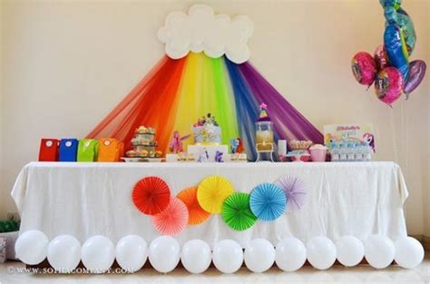 Rainbow Birthday Decoration Ideas Birthdaybuzz
