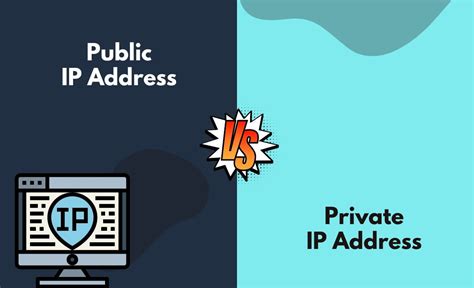 public ip address and private ip address what s the difference with table diffzy ip