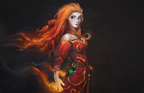 Lina Dota 2 Lina Inverse Wallpapers Hd Desktop And Mobile Backgrounds