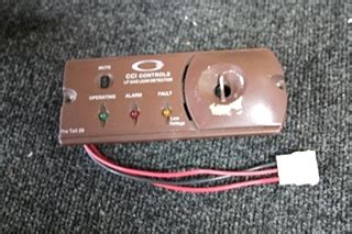 Operating instructions carbon monoxide gas alarm. RV Interiors USED REPLACEMENT CCI CONTROLS BROWN LP GAS ...
