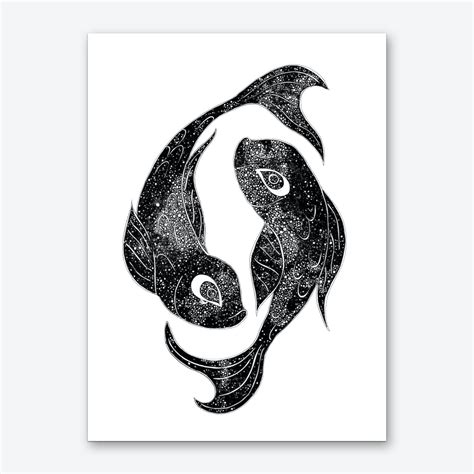 Pisces Art Print Fast Shipping Fy