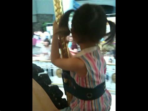 Leah On Lotte World Merry Go Round Youtube