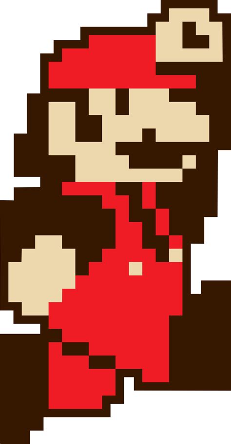 Super Mario Bros Graphic Image Pixel Art Library
