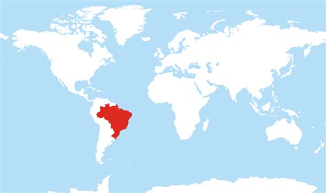Where Is Brazil Located On The World Map