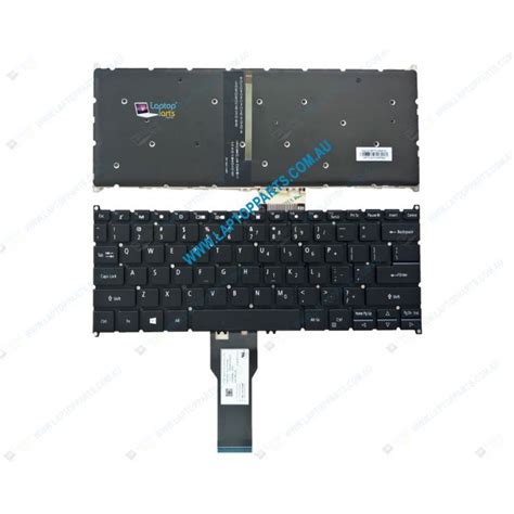 Acer Spin 5 Sp513 52n N17w2 Replacement Laptop Black Backlit Keyboard