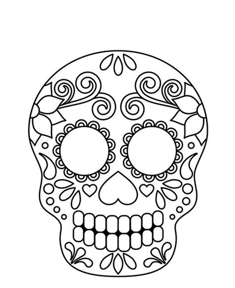 Dia De Los Muertos Printable Template Printable Templates