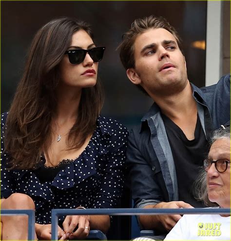 Paul Wesley And Phoebe Tonkin Couple Up For The Us Open Phoebe