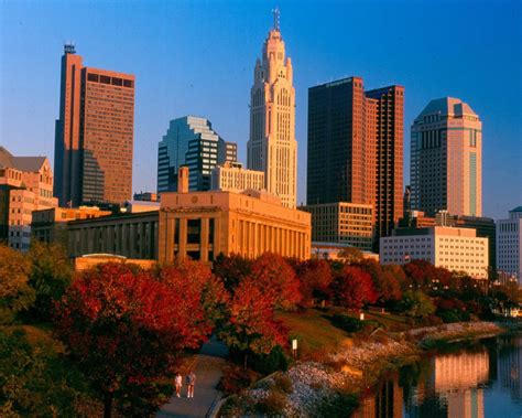 Columbus Skyline Ohio Usa 1600x1280