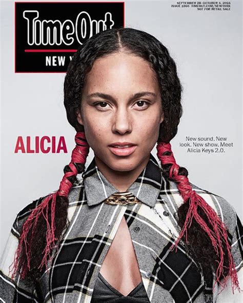 No Makeup Alicia Keys Is — Wait For It — Wearing Makeup New York