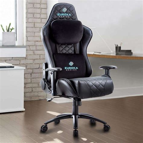 Eureka Ergonomic Home Office Gaming Computer Swivel Chair With Headrest