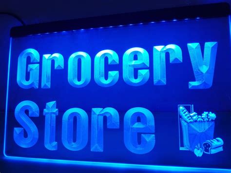 Grocery Store Sign Light Signs Cave