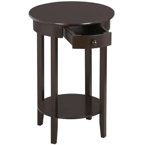 Tall Round End Table Home Furniture Design