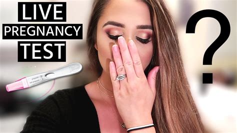 Emotional And Shocking Live Pregnancy Test Results Liza Adele Youtube