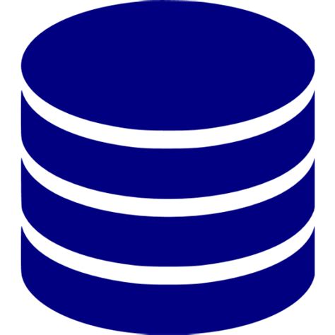 Navy Blue Database 5 Icon Free Navy Blue Database Icons