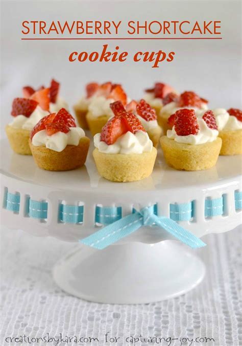 Strawberry Shortcake Cookie Cups Reinvent How You And Your Guests Enjoy