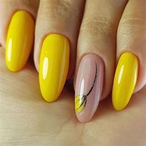 Summer nail designs 2020 yellow. 25 Coolest Yellow nail design For 2020 Summer - isishweshwe