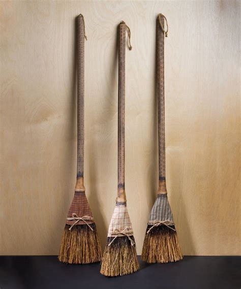 Take A Look At This Olde Primitive Brooms Set Today Vintage Decor