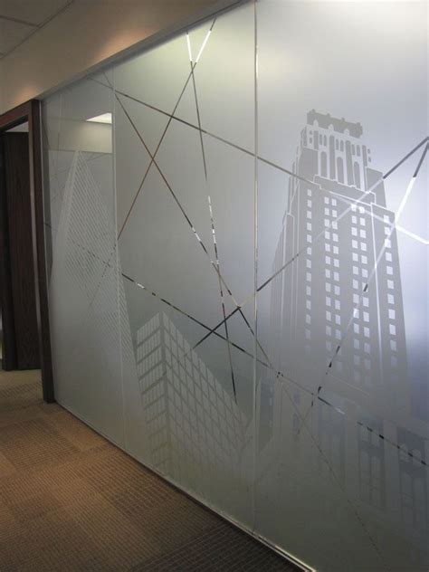decorative frosted film in boardroom modern window design glass film design glass wall design