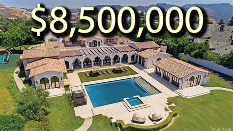 8 Million Mega Mansion In Calabasas California Youtube