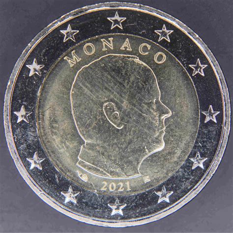 Monaco 2 Euro Münze 2021 Euro Muenzentv Der Online Euromünzen Katalog