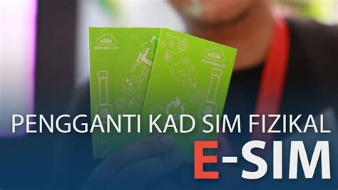 Masih panas belum lagi dilancarkan. e-SIM - Pengganti Kad SIM Fizikal Pada Telefon Anda - YouTube