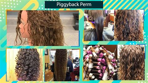Can i dye permed hair? Piggyback perm | How to roll a piggyback spiral perm ...