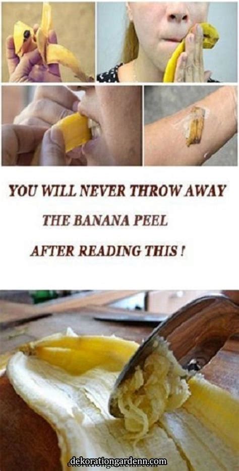 You Will Never Throw Away The Banana Peel After Reading This You Will
