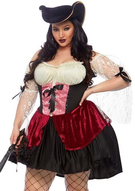 Plus Wicked Waters Wench Costume Plus Size Halloween Costumes Leg Avenue