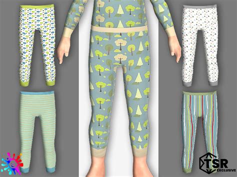 The Sims Resource Toddler Pajamas Pants