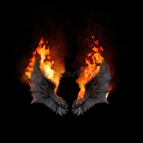 Flaming Angel Wings