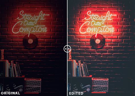 Specially created for photos taken in neon lights at night. DESKTOP + MOBILE Neon Light Lightroom Presets by Presetsh ...