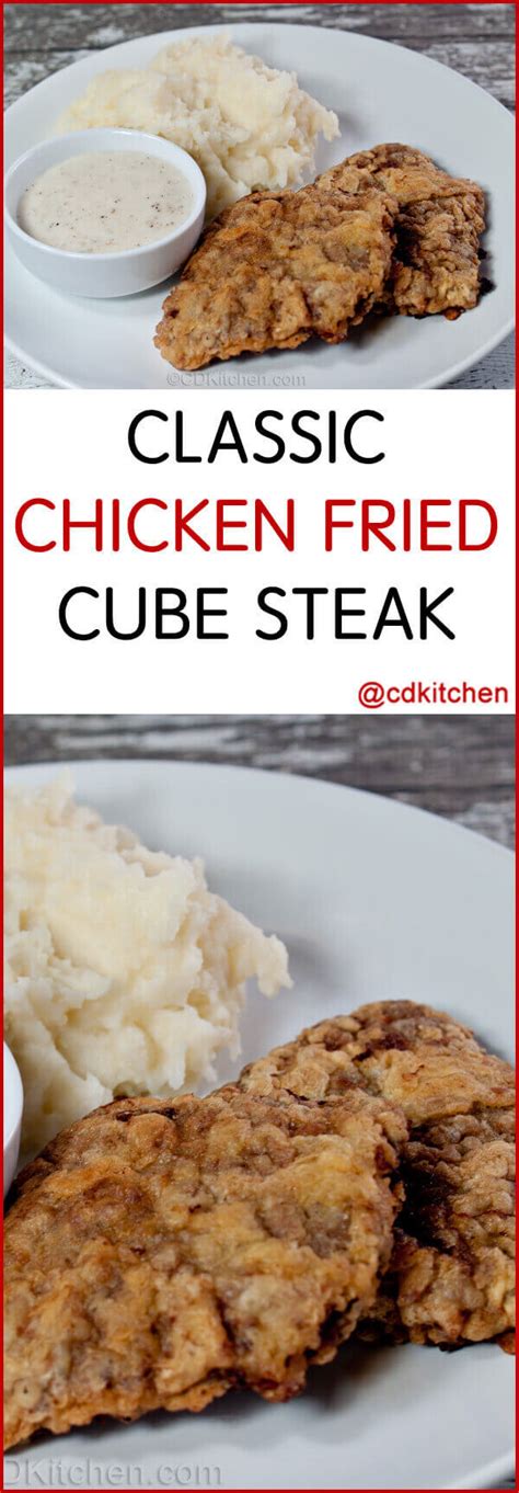 Classic Chicken Fried Cube Steak Recipe Cdkitchen Com
