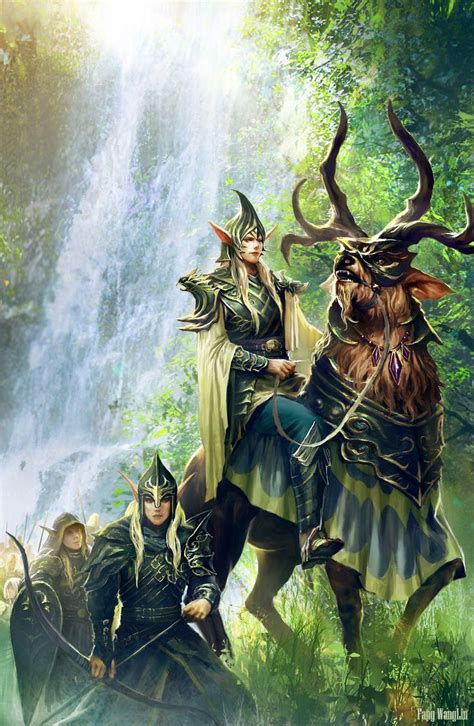 The Passing Of The Elves By Fangwangllin On Deviantart Elf Art Elves