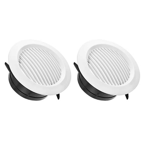 Round Air Vent 5 Inch 125mm Abs Louver Grille Cover Ceiling Diffuser