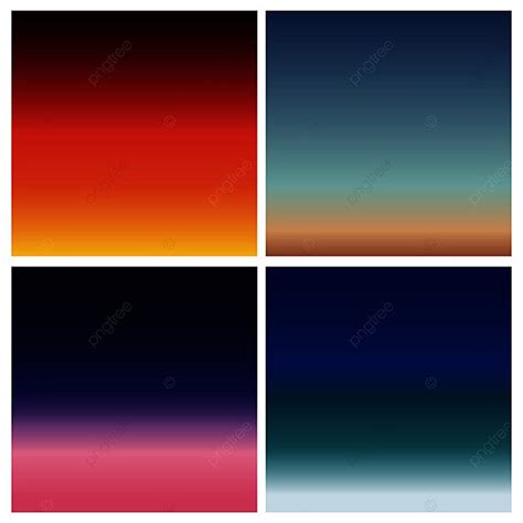 Abstract Vector Sunset Blurred Background Set Background Illuminated