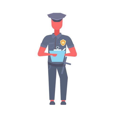 Police Writing Ticket Illustrations Royalty Free Vector Graphics