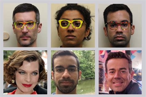 Stolen Identity A Pair Of Printed Glasses Tricks Facial Recognition