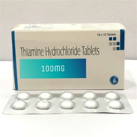 Thiamine Hydrochloride 100 Mg Tablets Thiamine Tablet विटामिन बी 1 टैबलेट Littleson