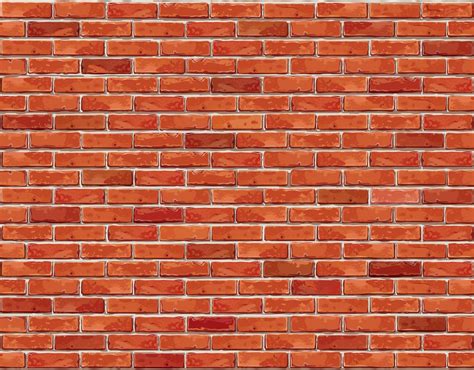 Download Red Brick Wall Seamless Vector Illustration Background