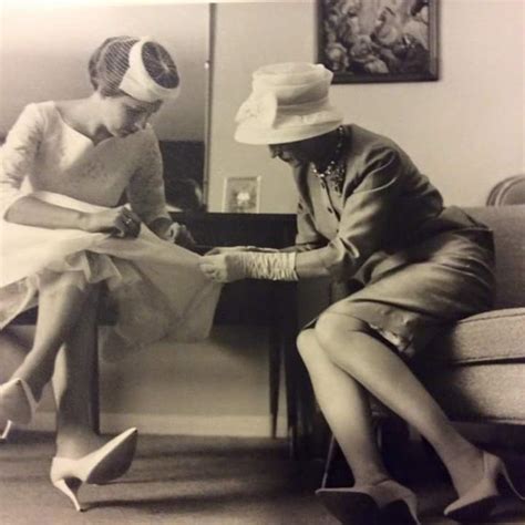 My Mother In Law And Her Mother Making Last Minute Dress Alterations